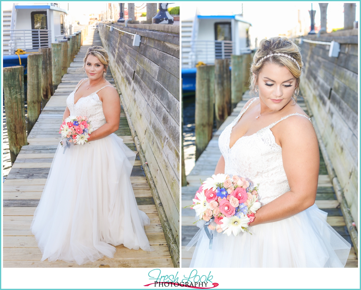 beautiful bride on the wedding day