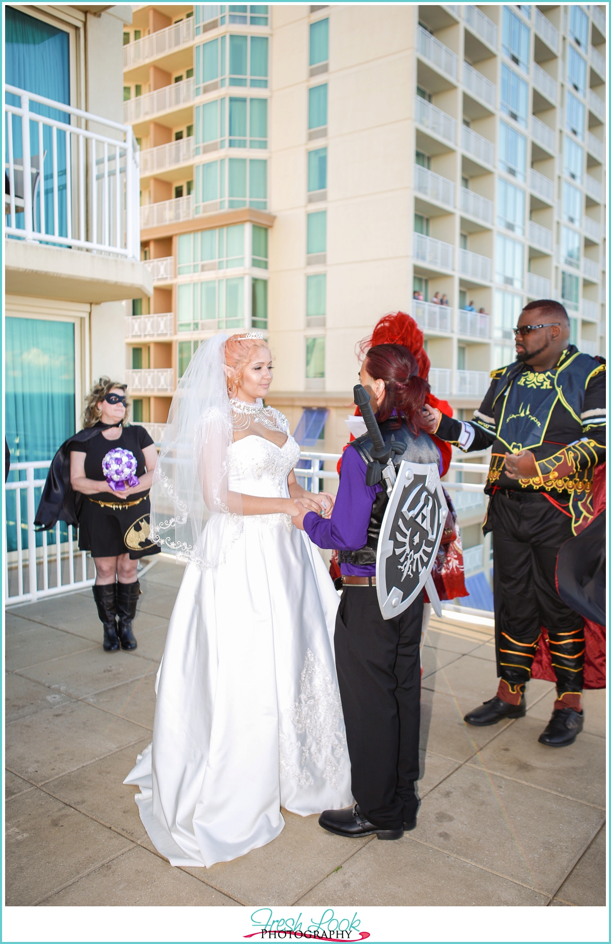 cosplay nerdy wedding