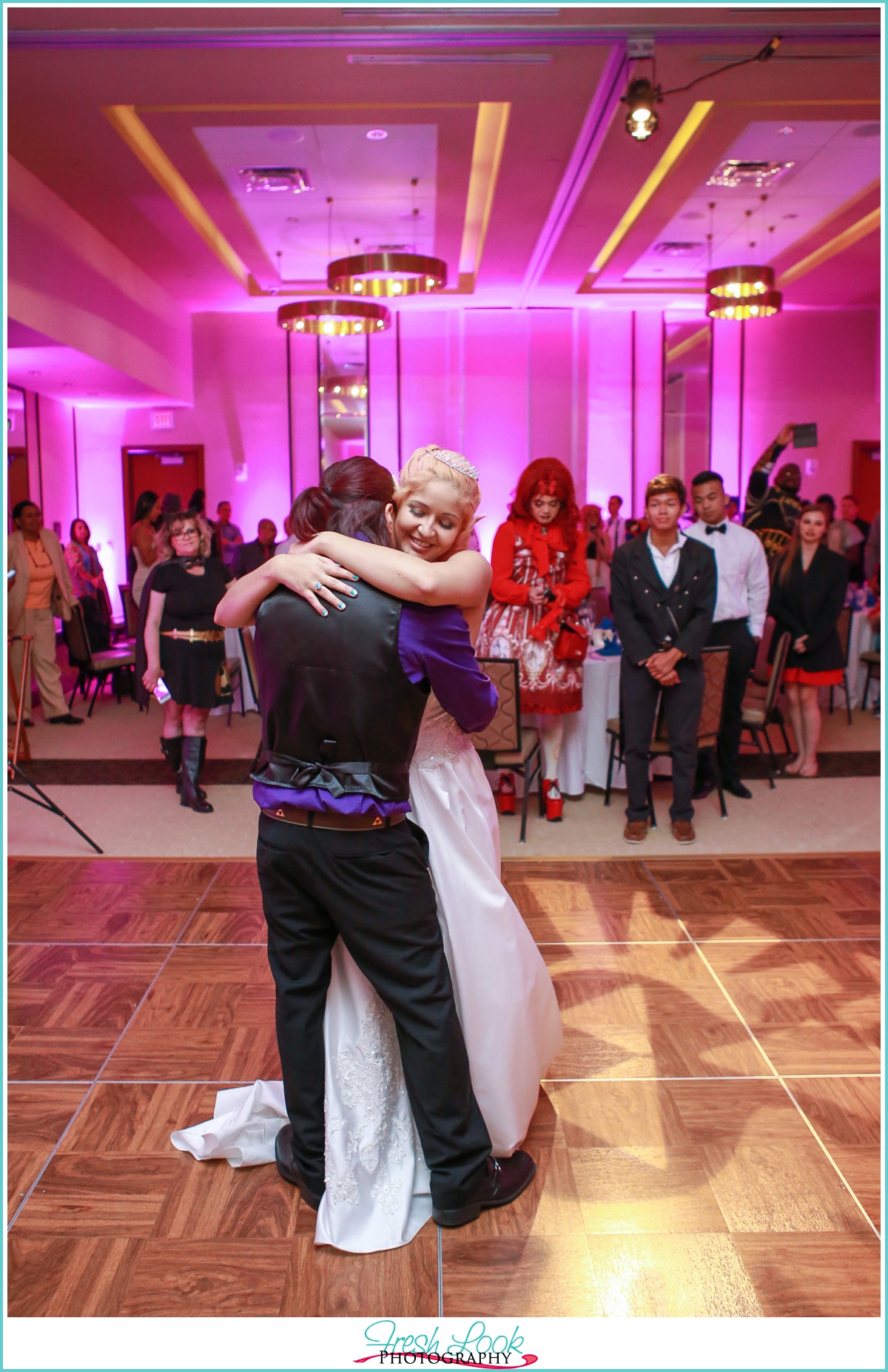 first dance with the bride and groom