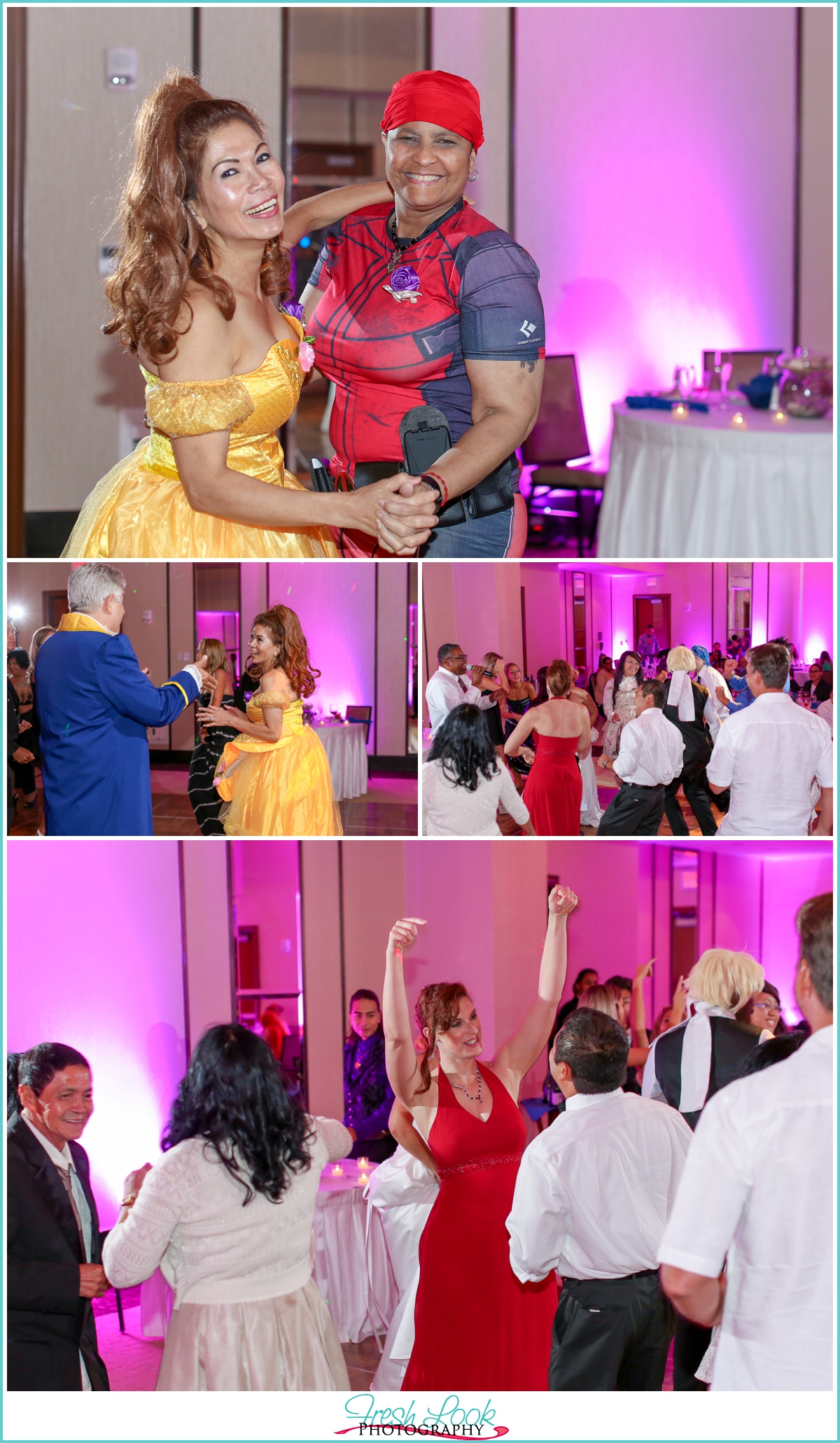 dancing at the wedding reception