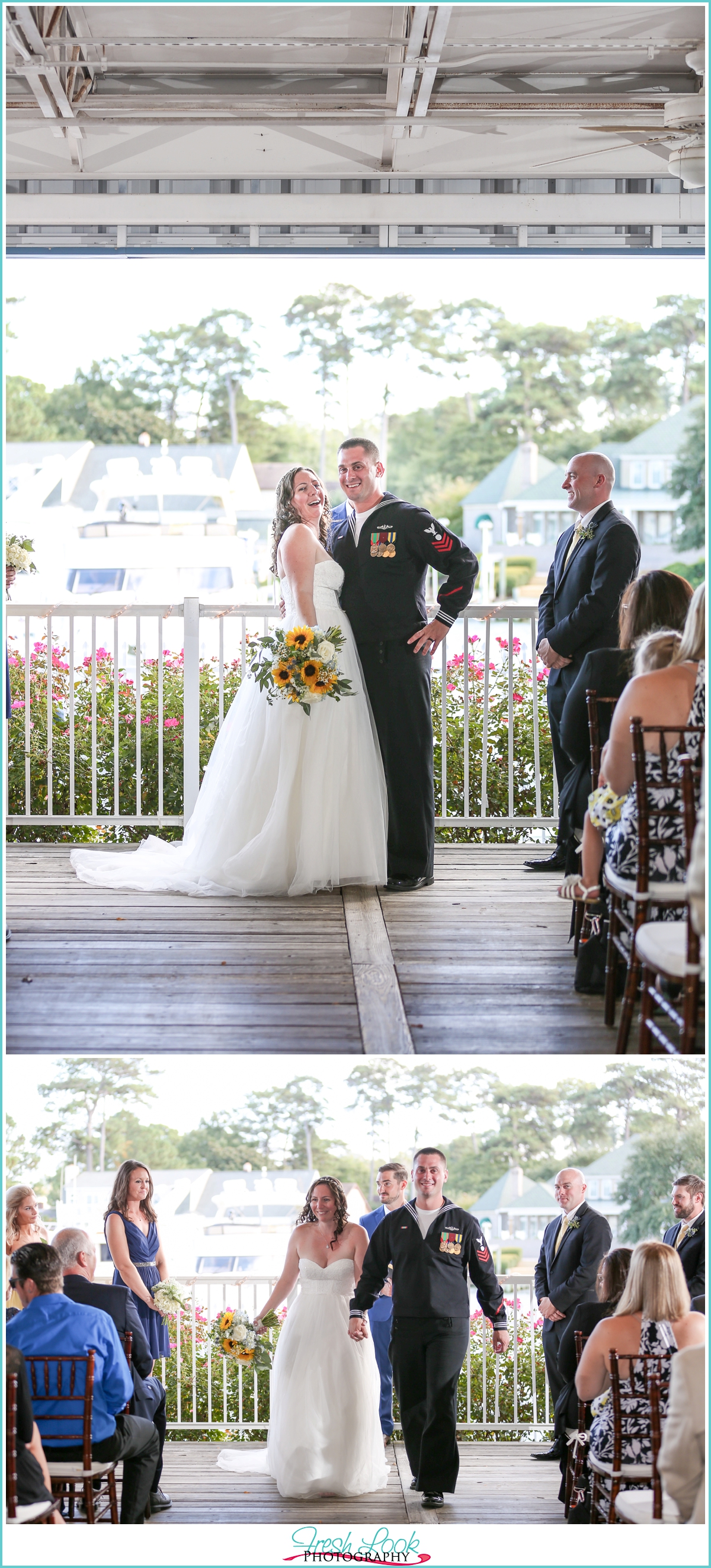 wedding ceremony on the water