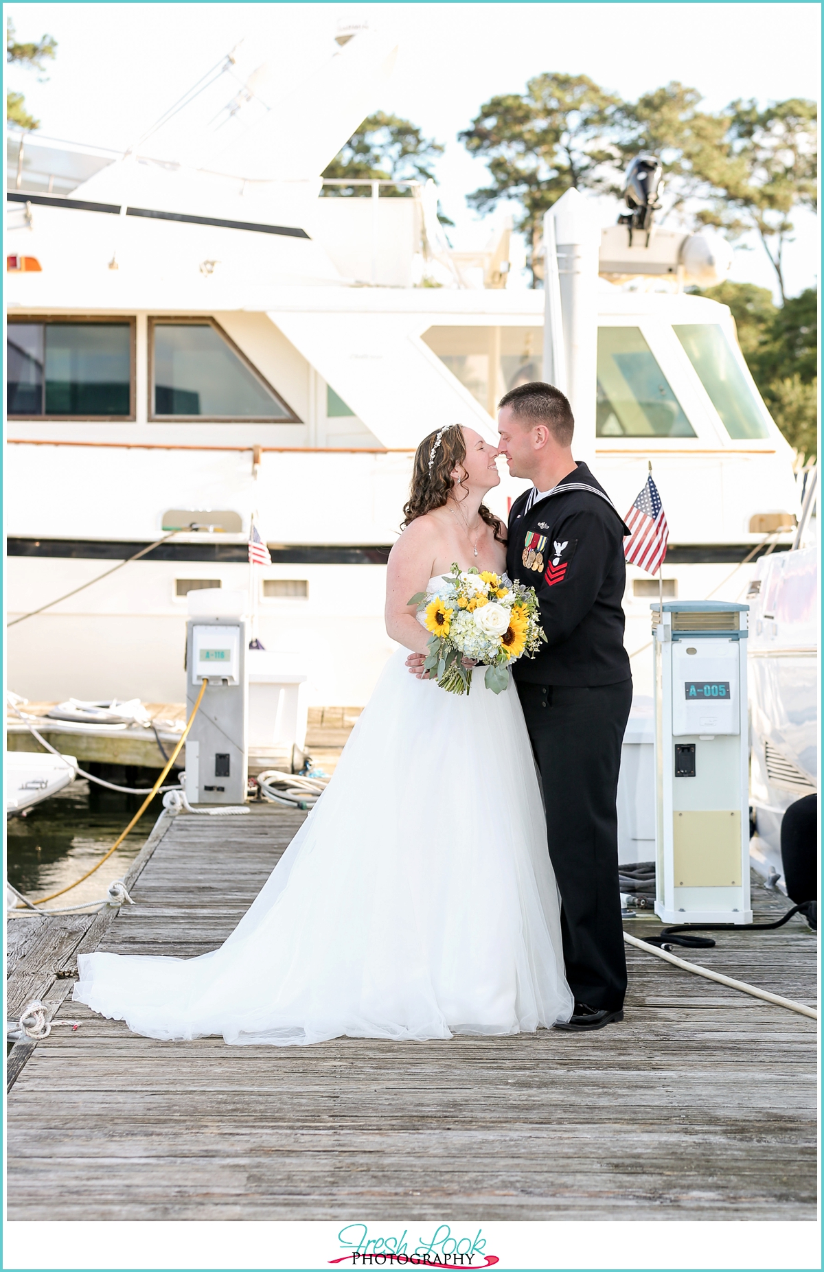 romantic bride and groom portraits