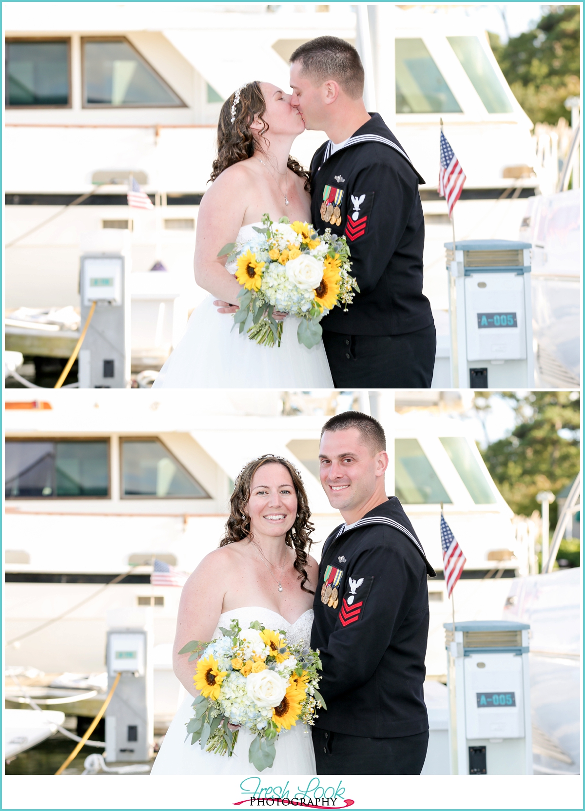 Yacht Club wedding photographer