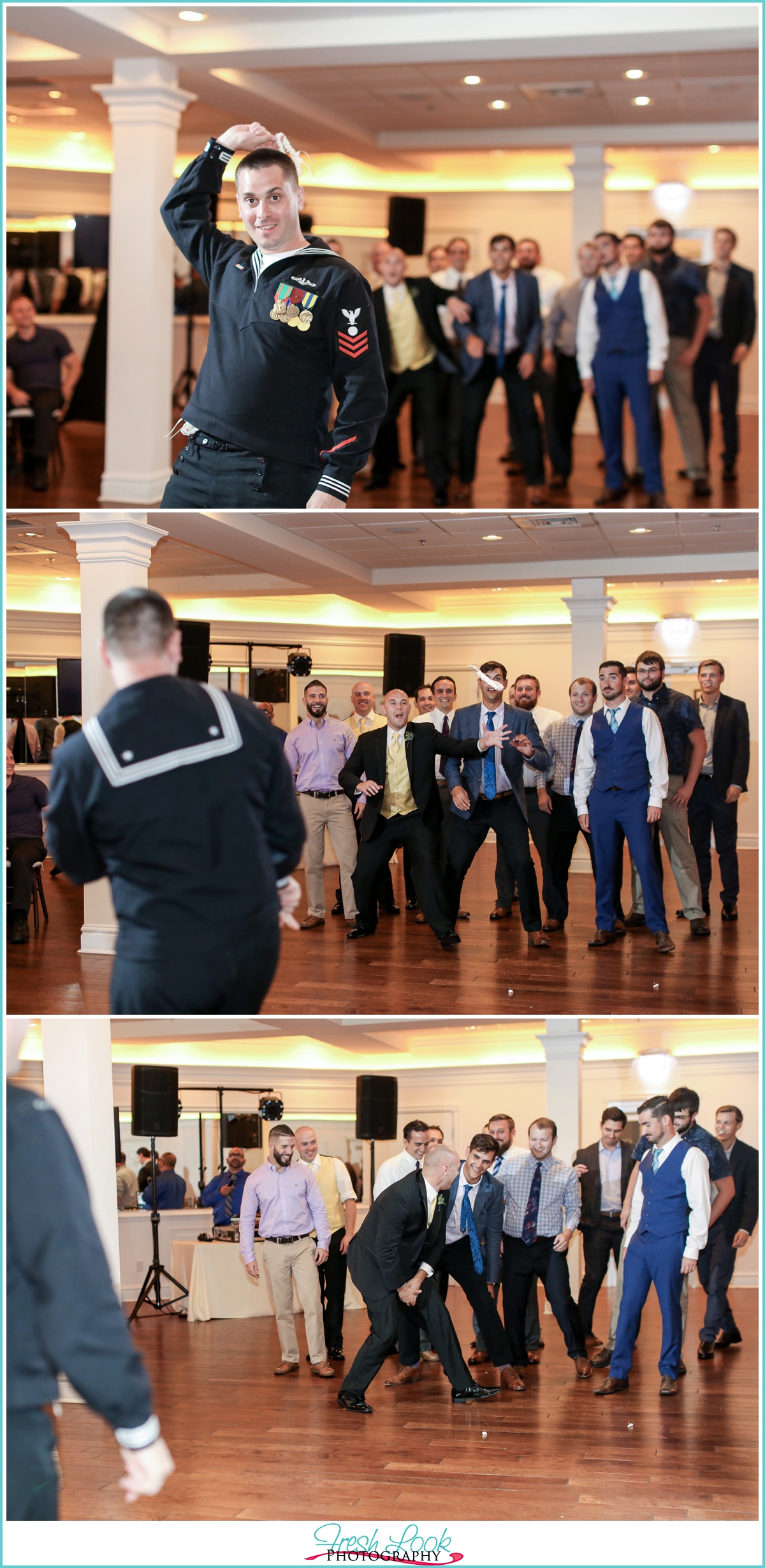 wedding garter toss