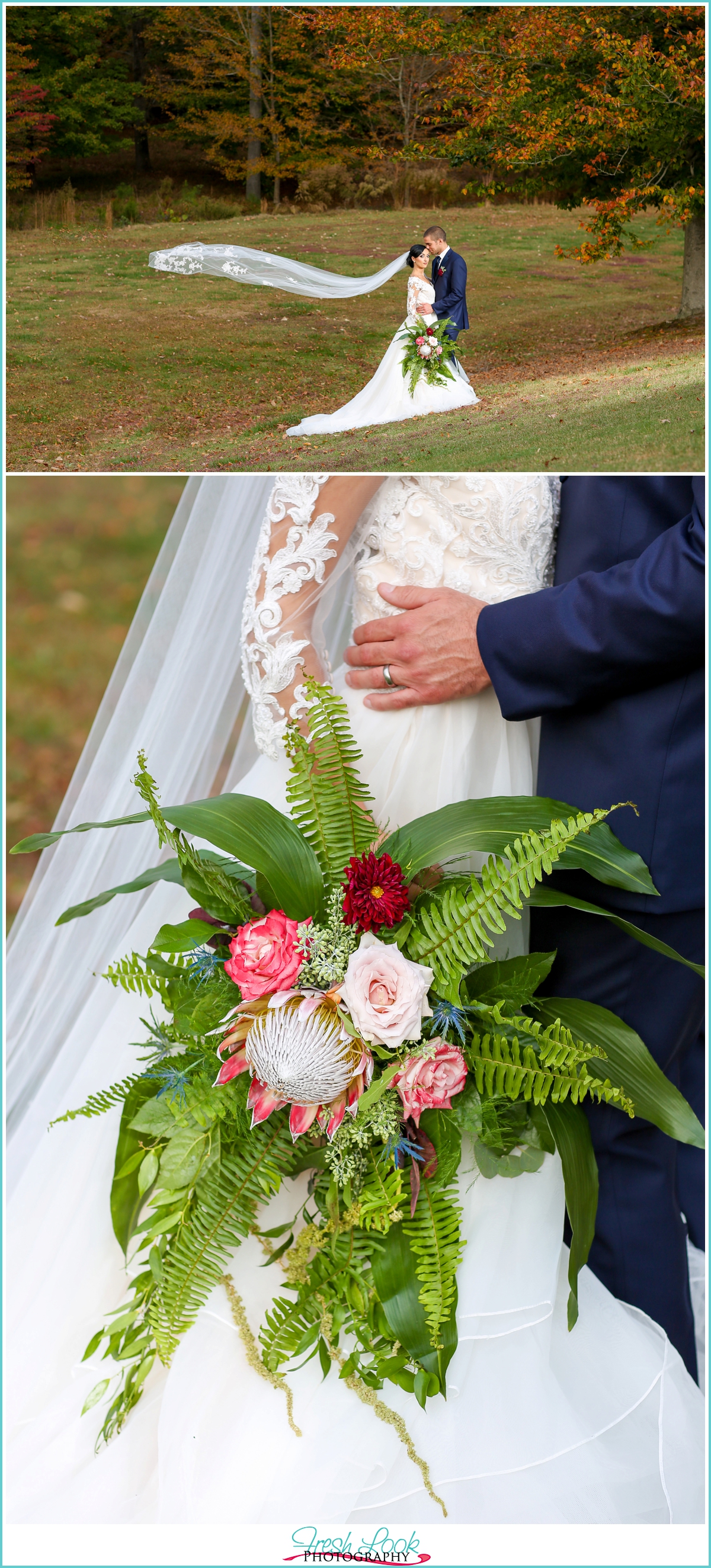 tropical wedding bridal bouquet