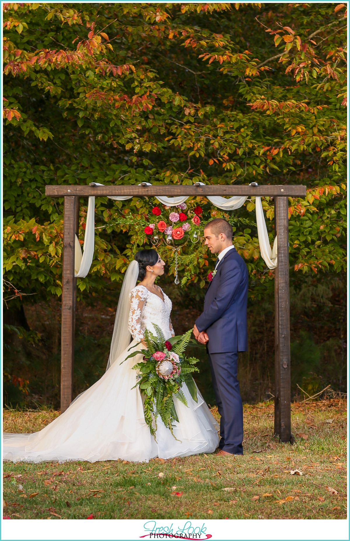 River Road Farm wedding ceremony