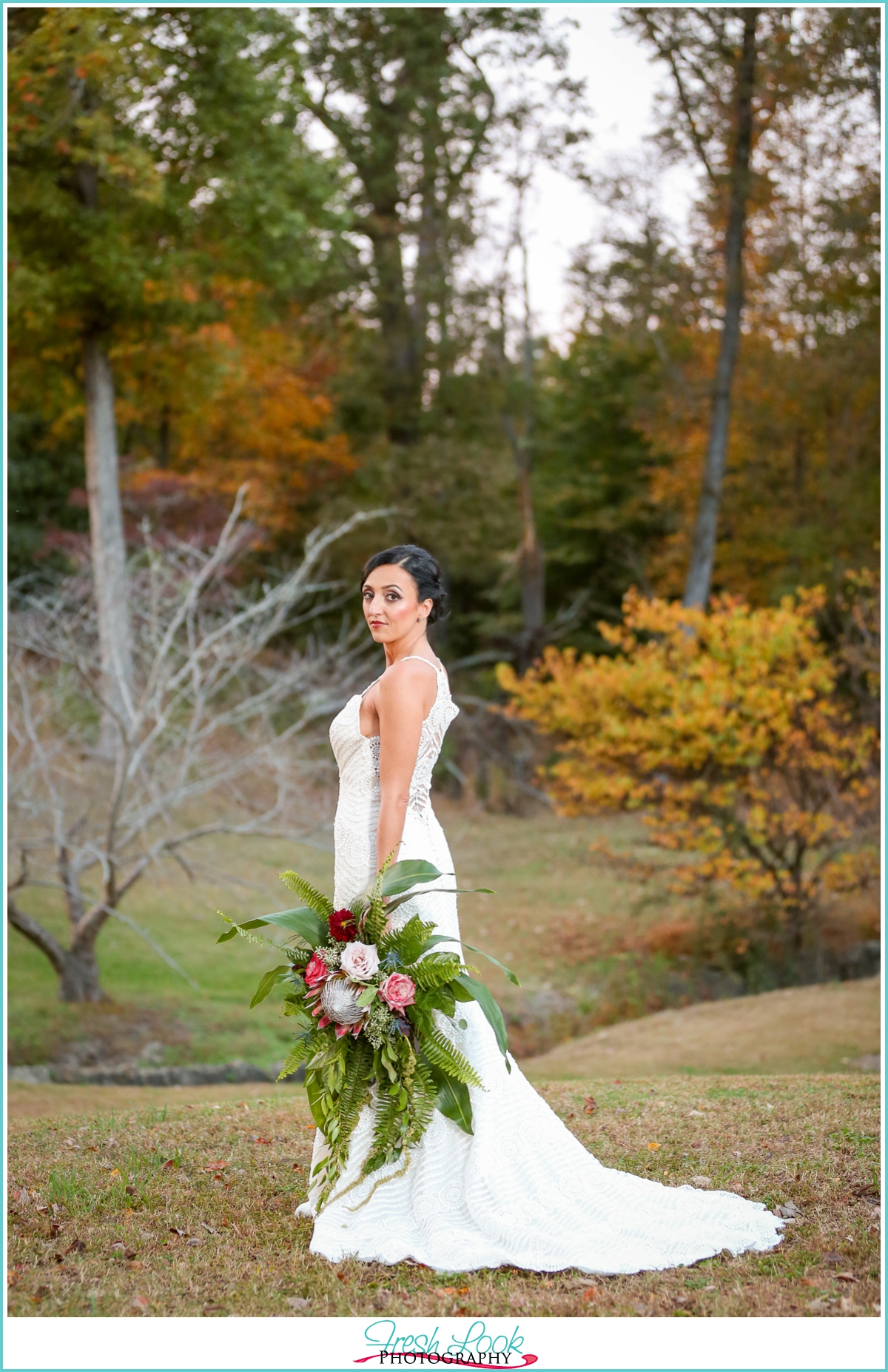 romantic bridal portraits