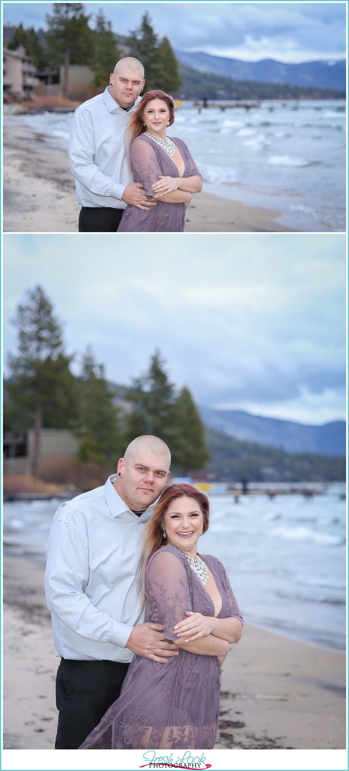 romantic mountain engagement session