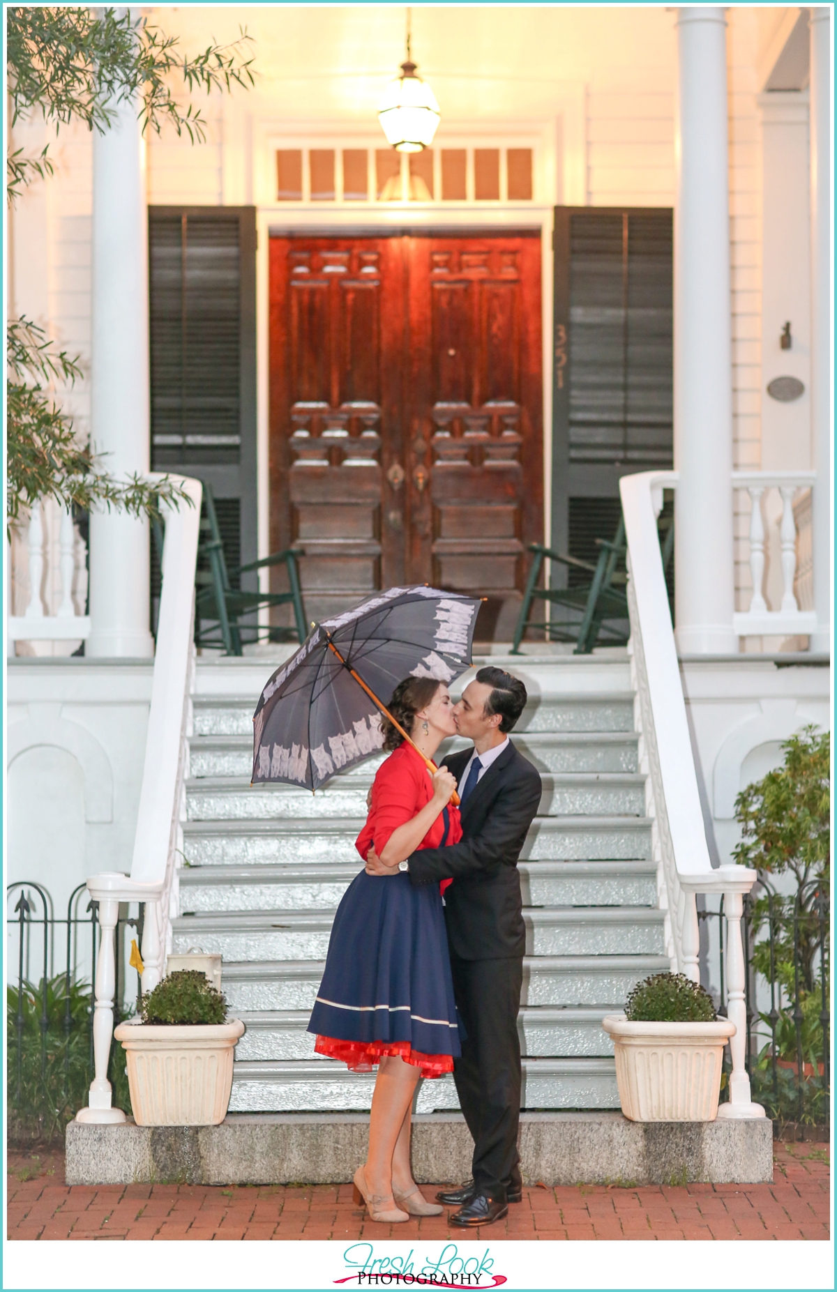 Mary Poppins themed engagement session