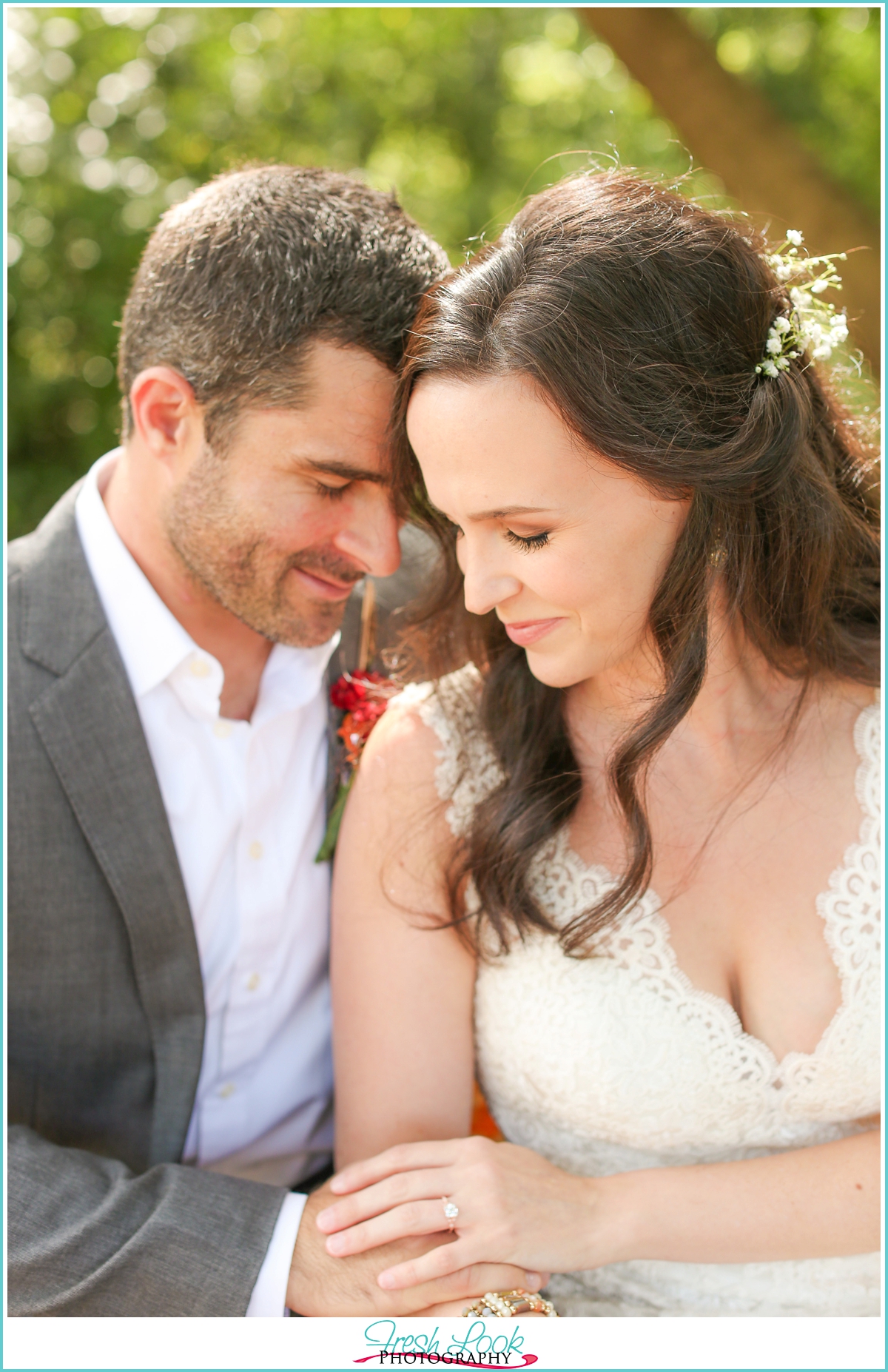 intimate bride and groom portraits