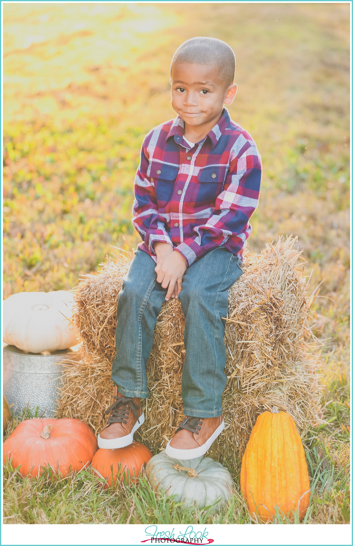 fall children's photo shoot