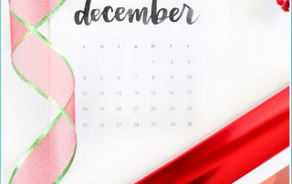 December 2017 Monthly Goals