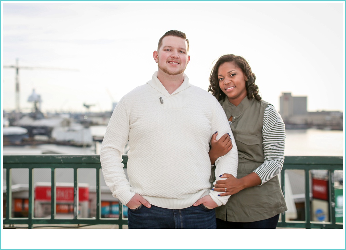 Norfolk skyline engagement session