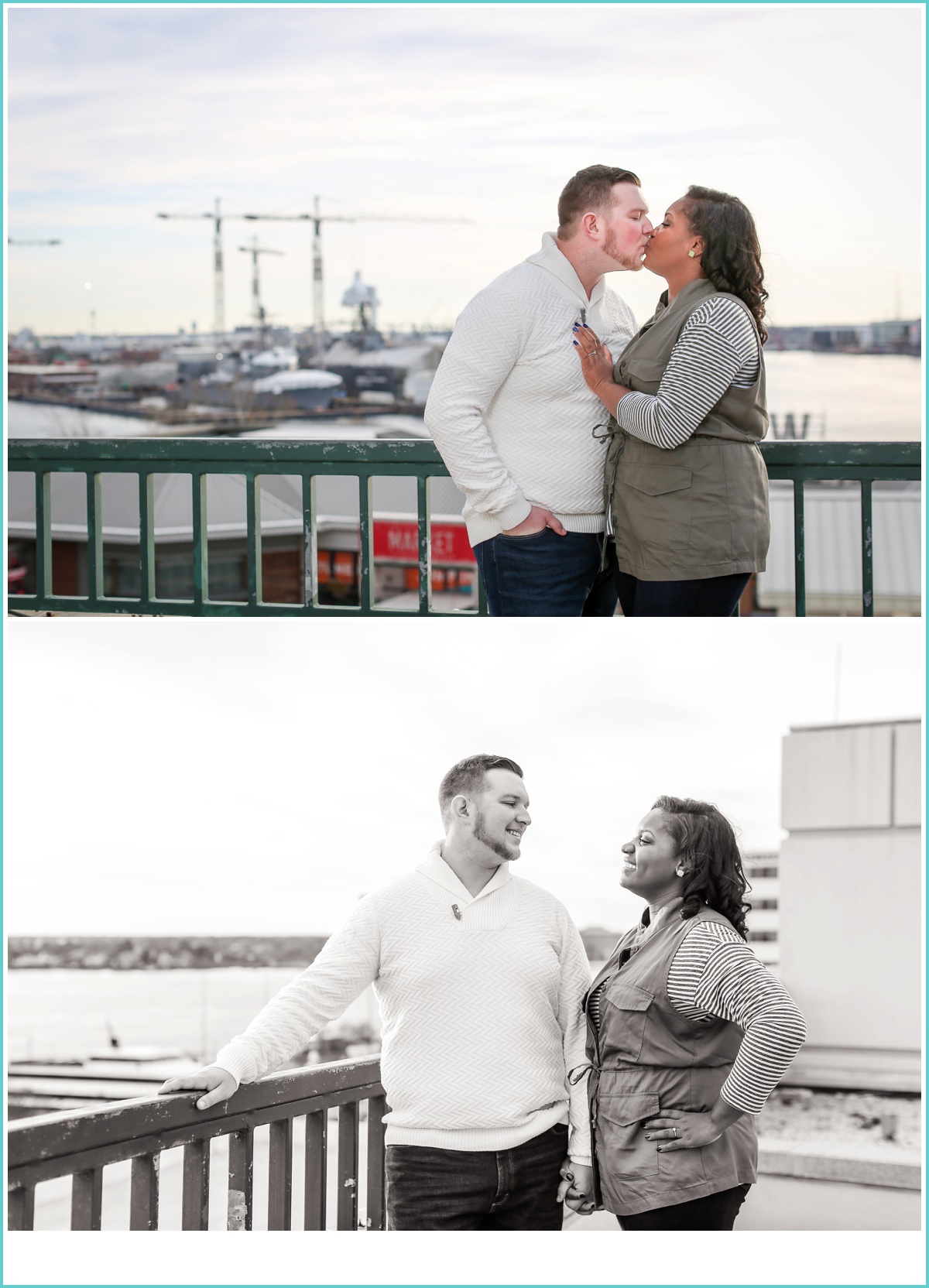 Downtown Norfolk engagement session