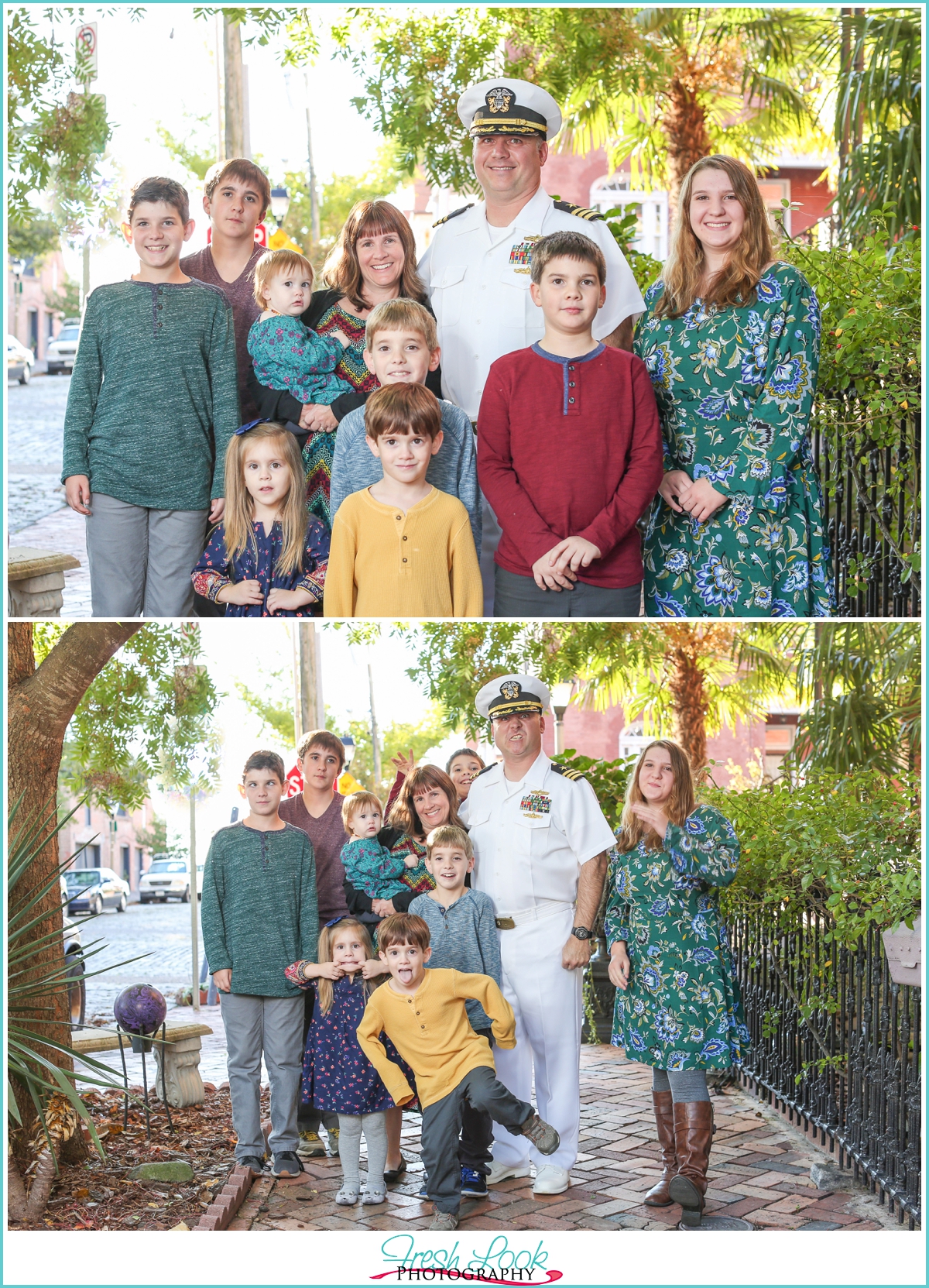 family of ten photo shoot