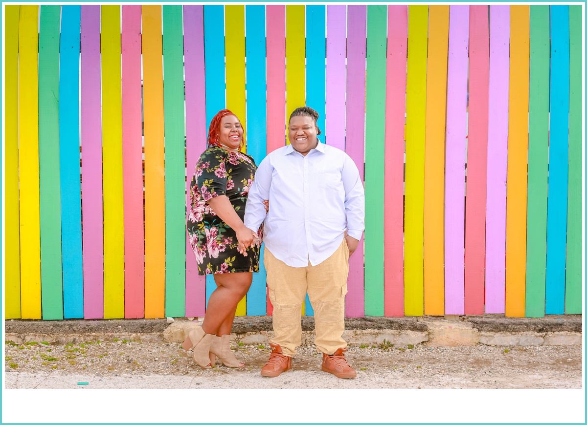 Neon Norfolk engagement shoot