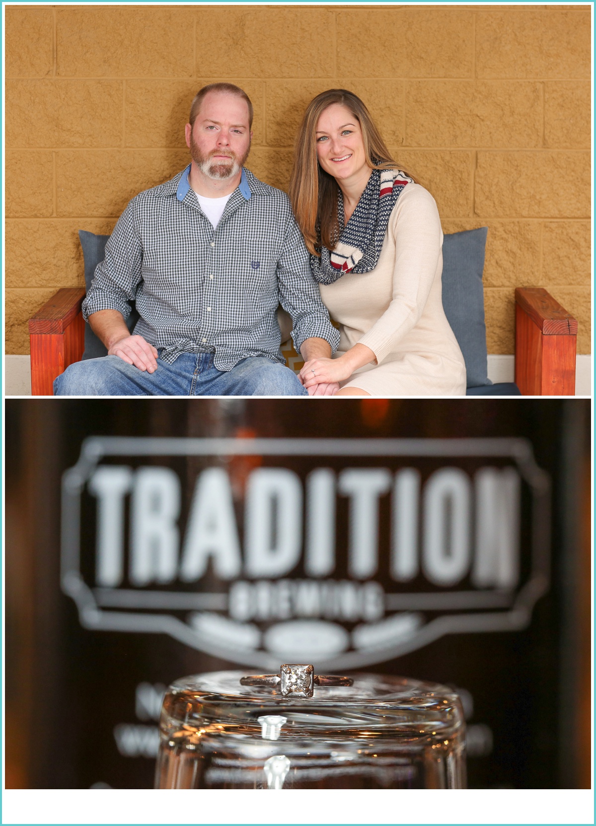 Traditions Brewing engagement session