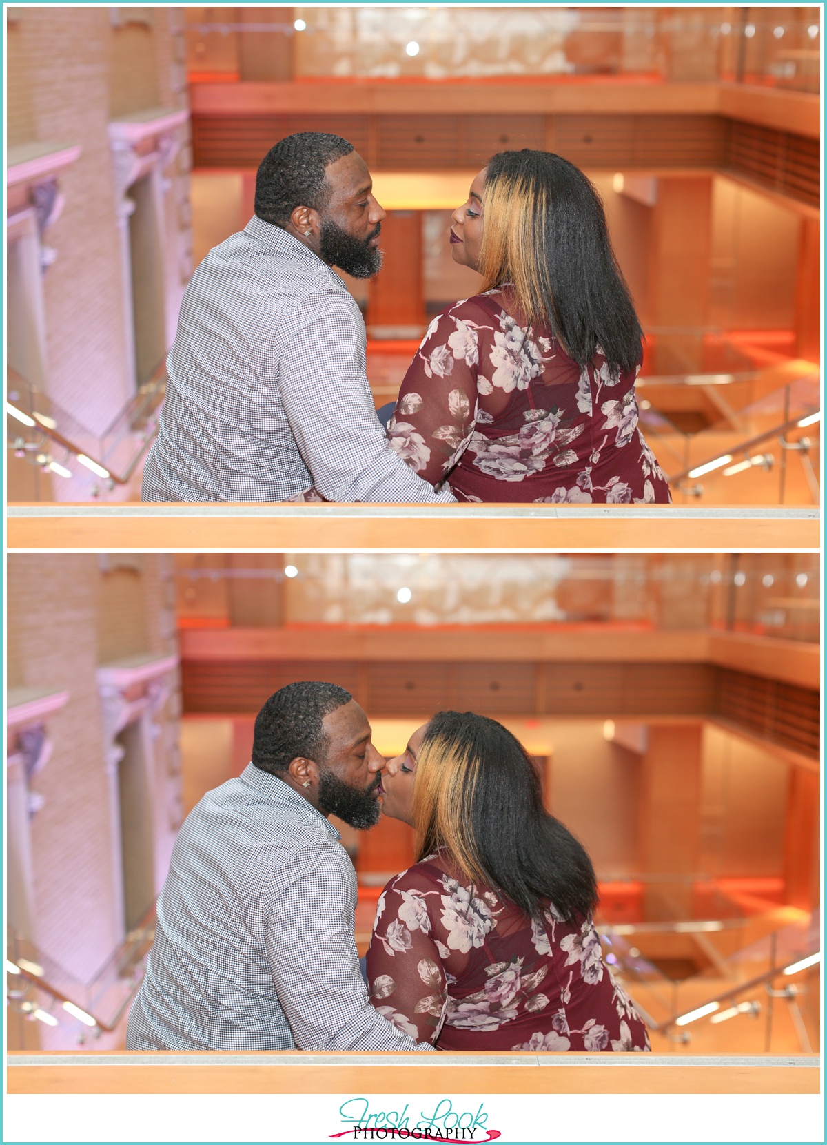 Slover Library Engagement photo shoot