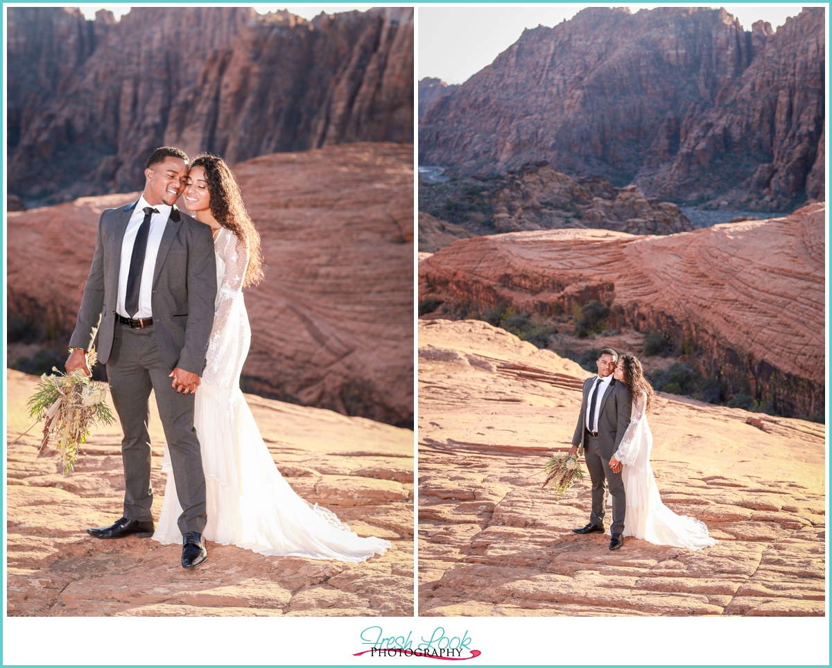 romantic mountain wedding