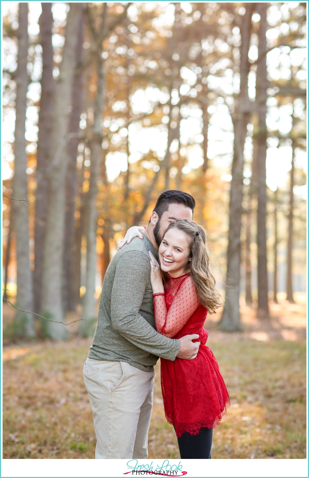 engagement photos with joy