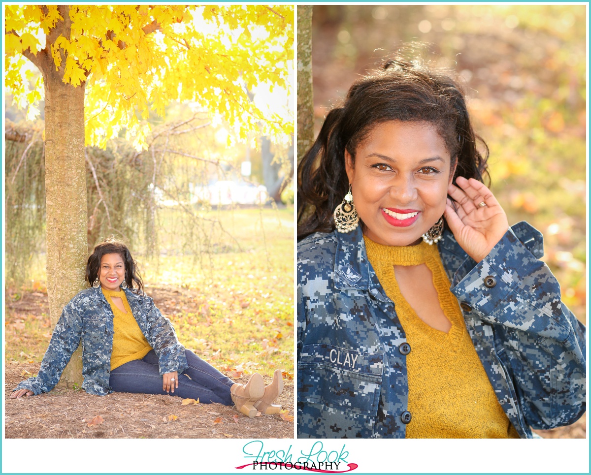 military spouse photo shoot