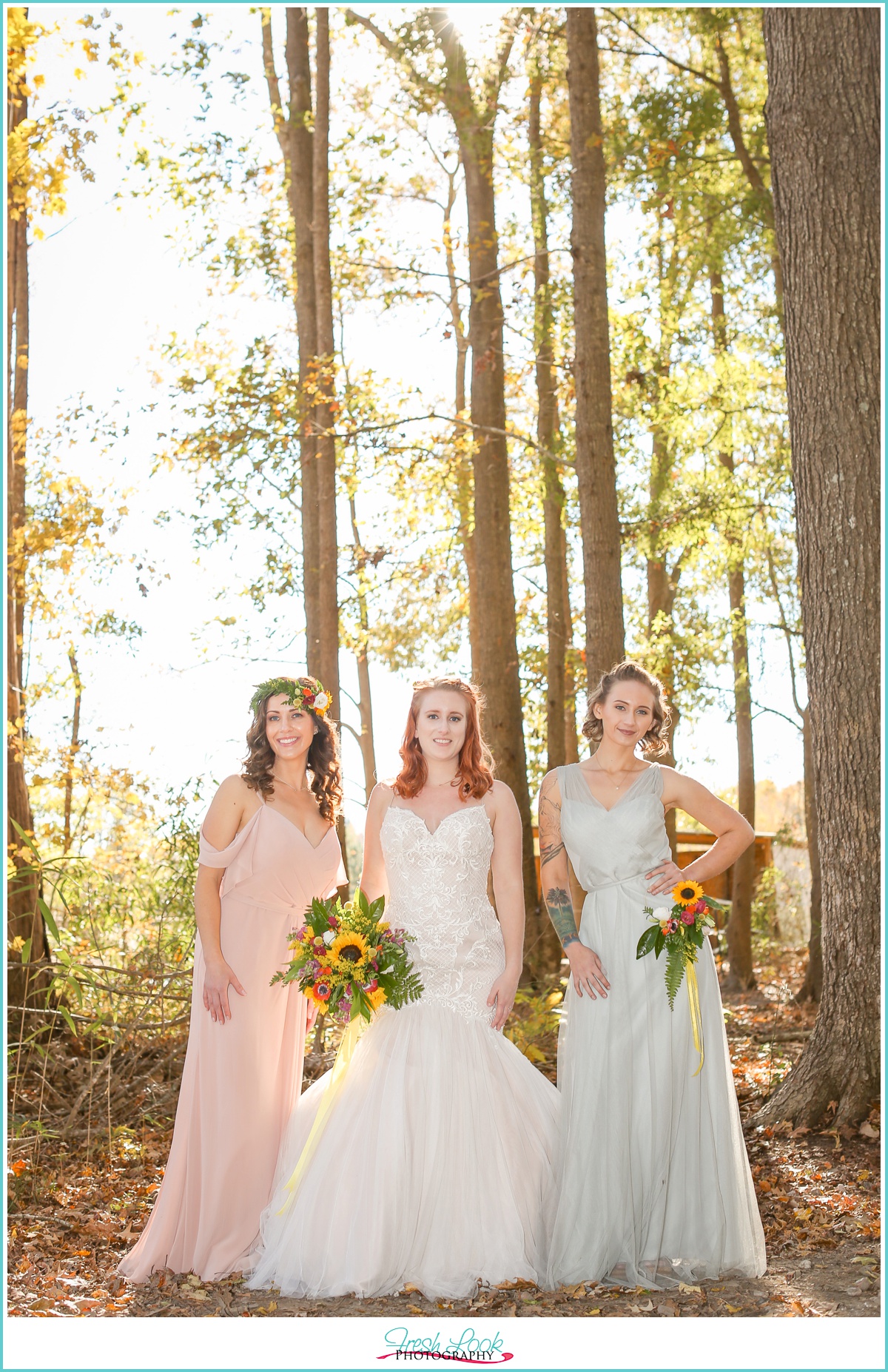 Farm Wedding for bridesmaids