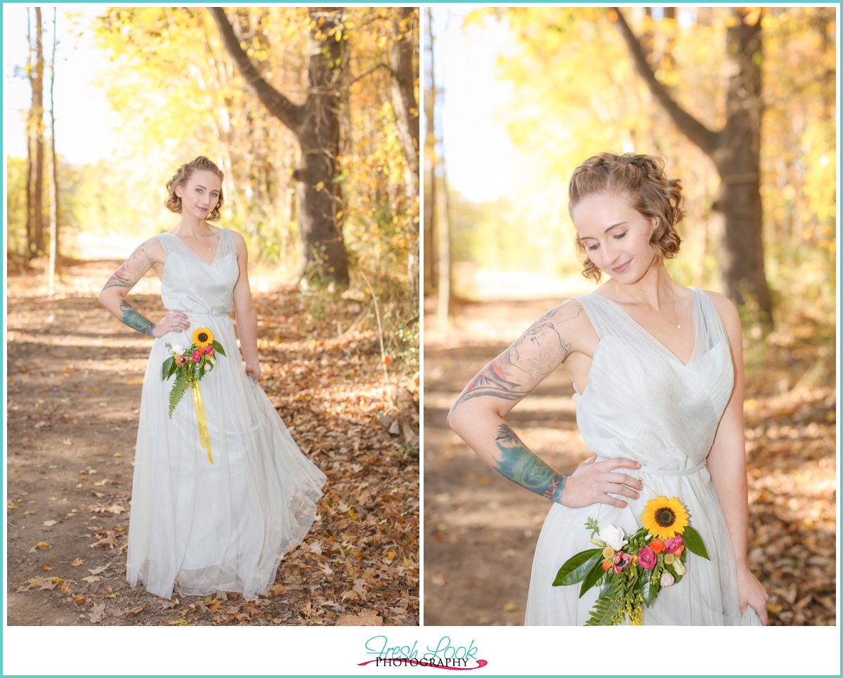 bridesmaid wearing mint green dress