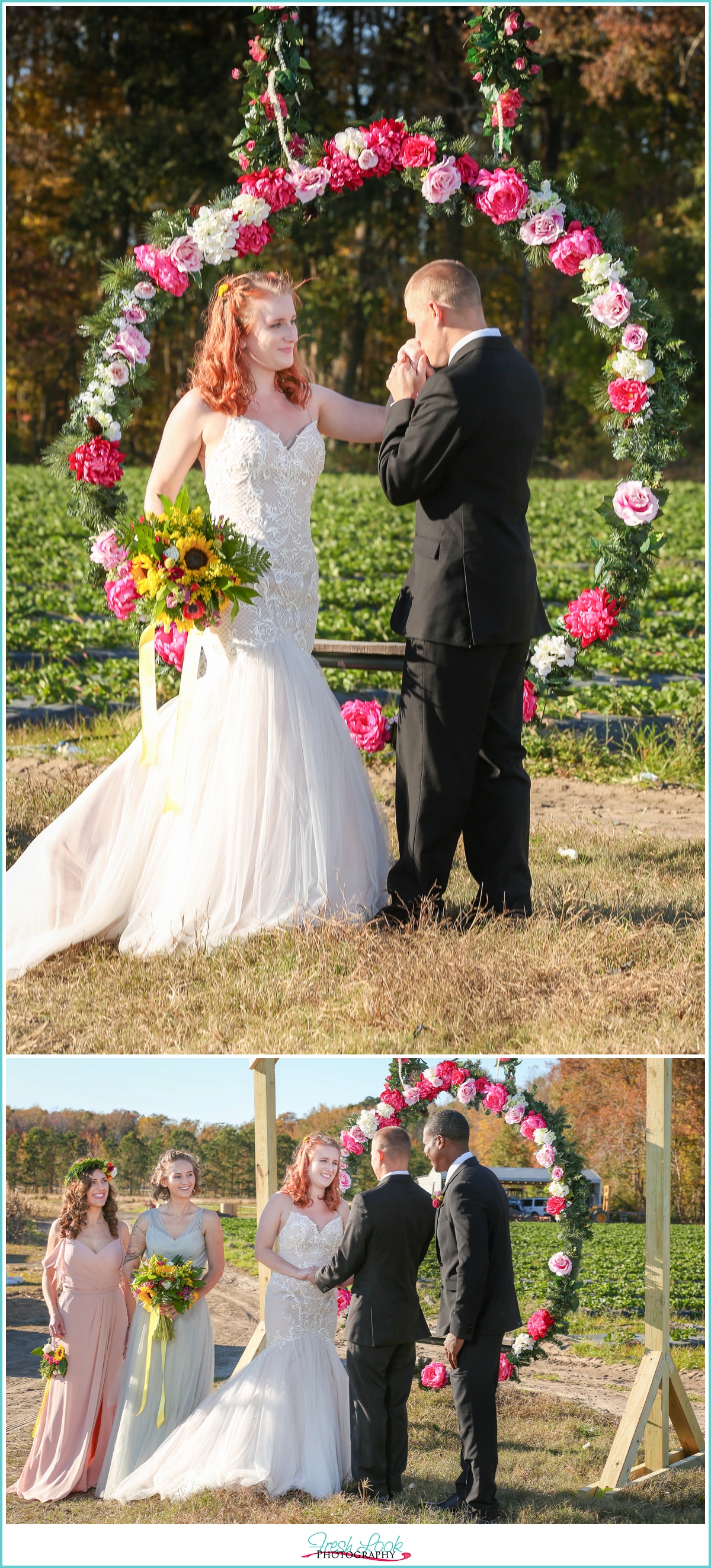 Virginia Farm wedding ceremony