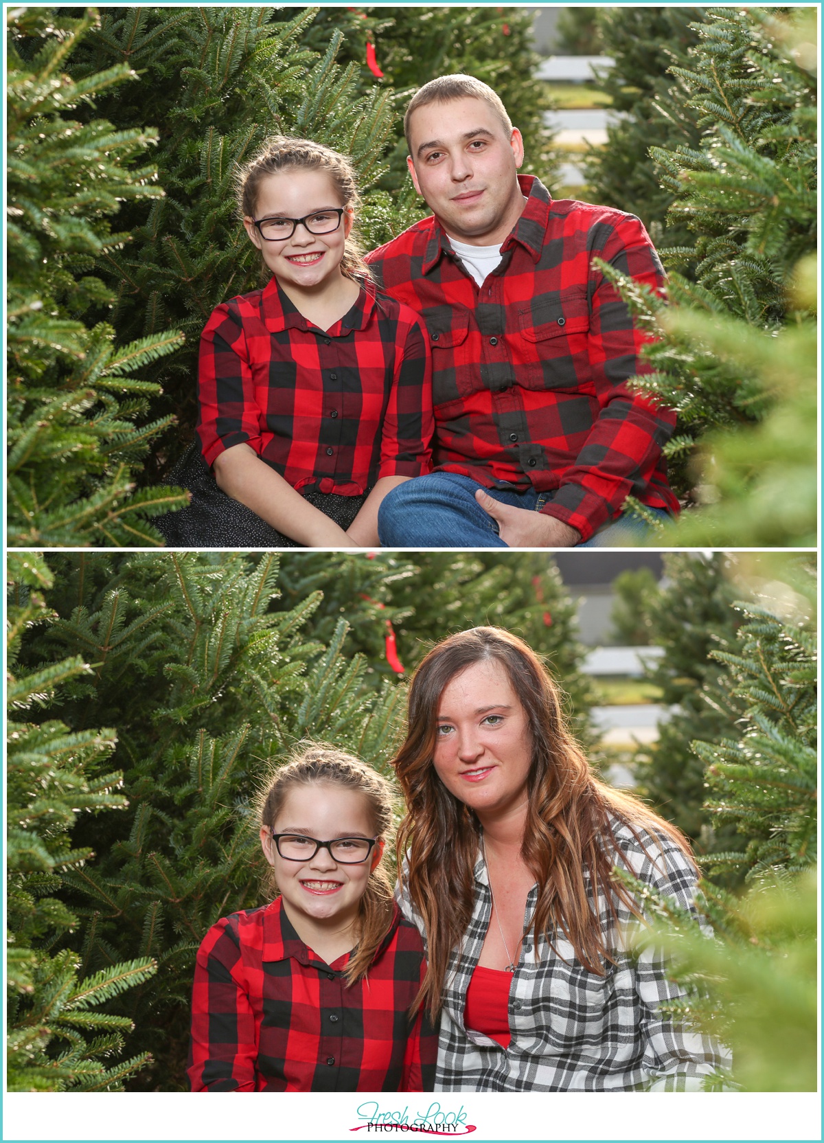 Christmas Tree Family Photos