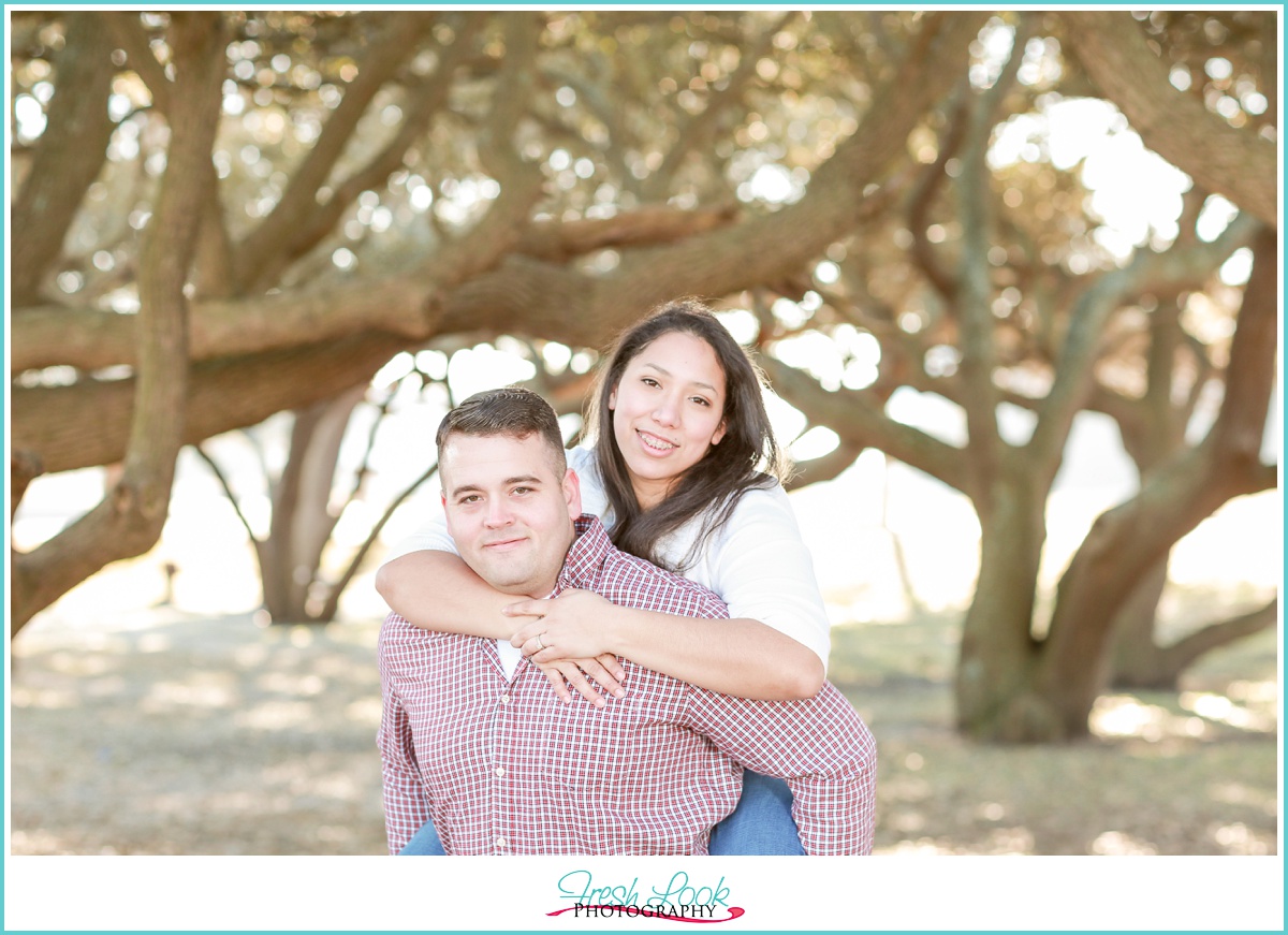 Norfolk Ocean View engagement session