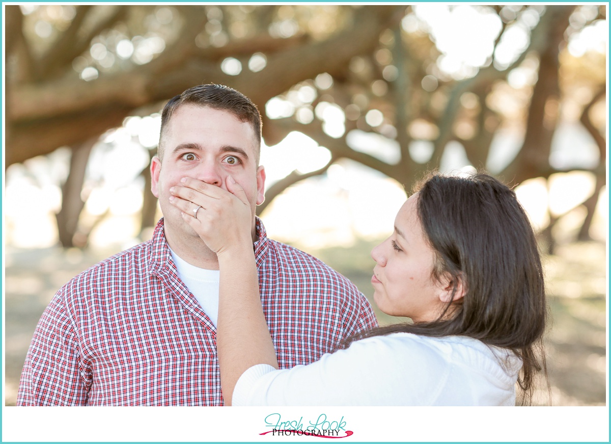 funny engagement session ideas