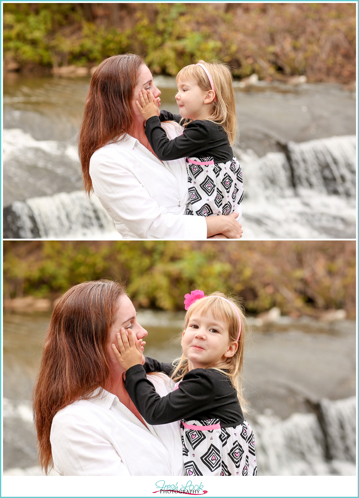 waterfall mommy and me photos