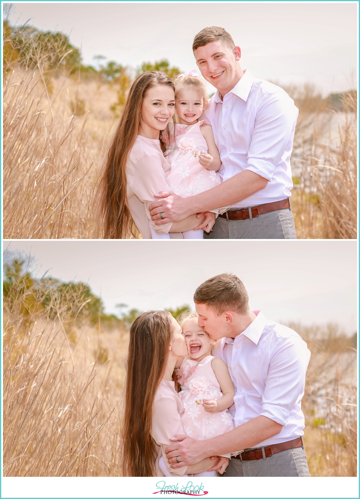 family of three photo shoot