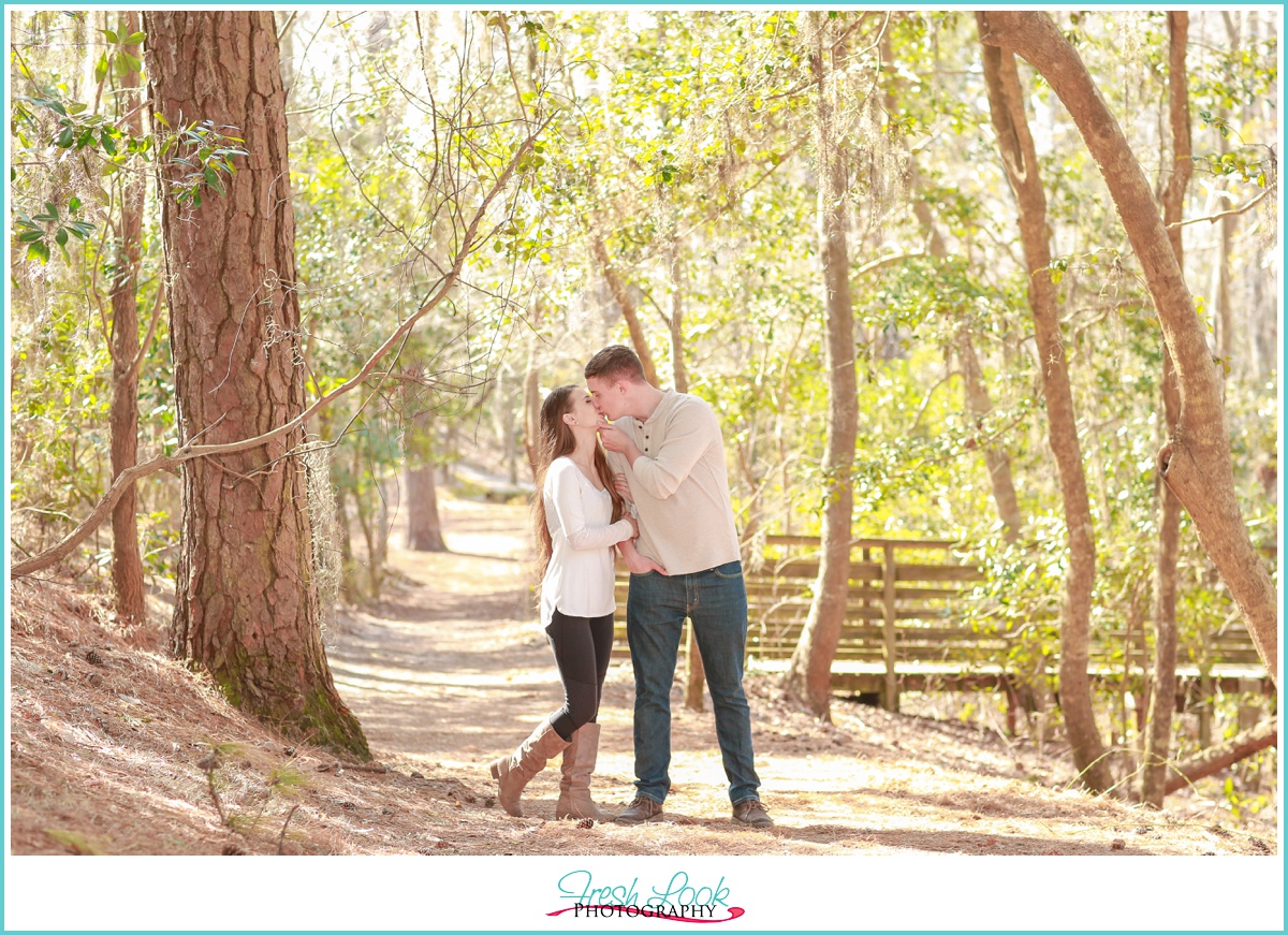 spanish moss engagement photos