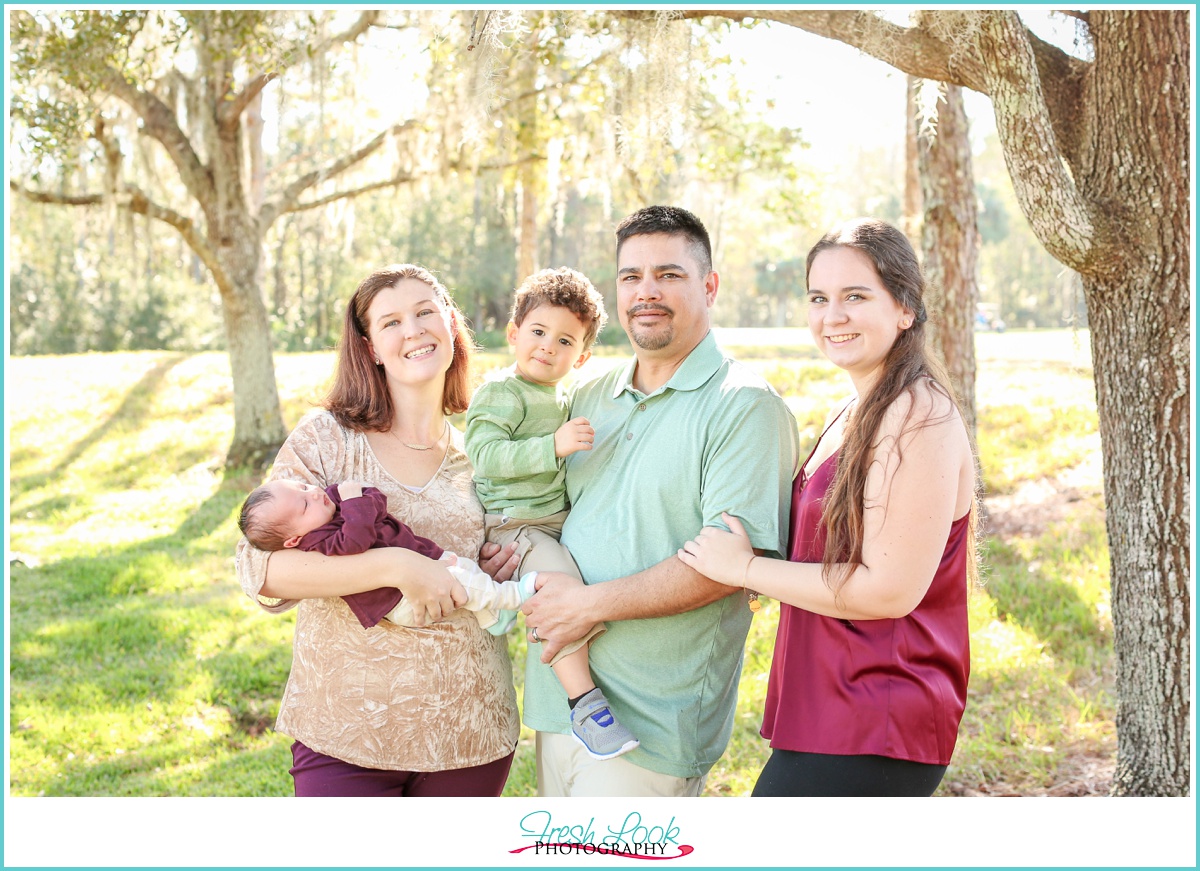 family of five florida photography
