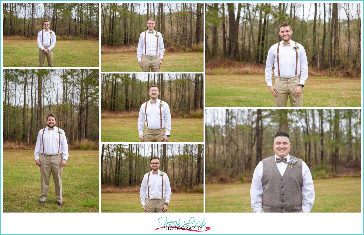 groom and groomsmen photos