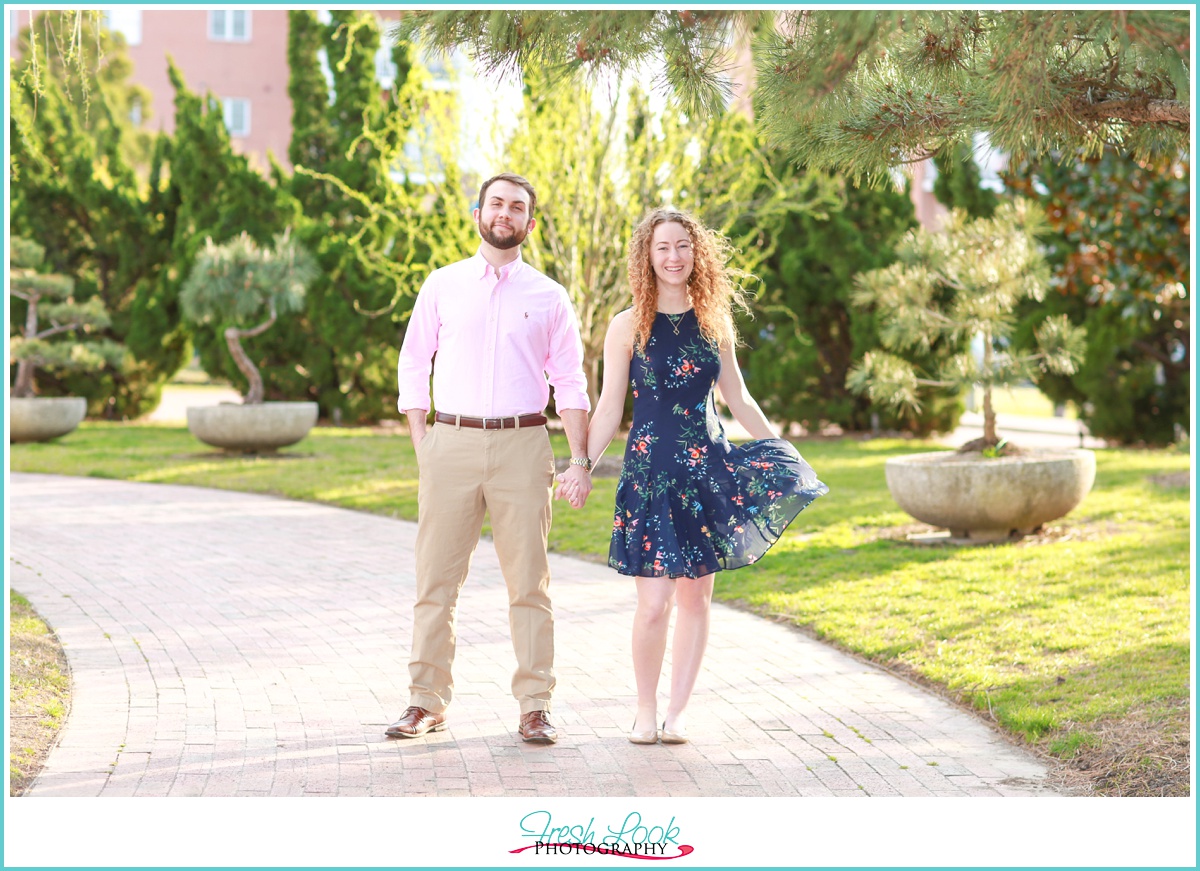 Pagoda Garden Engagement Session