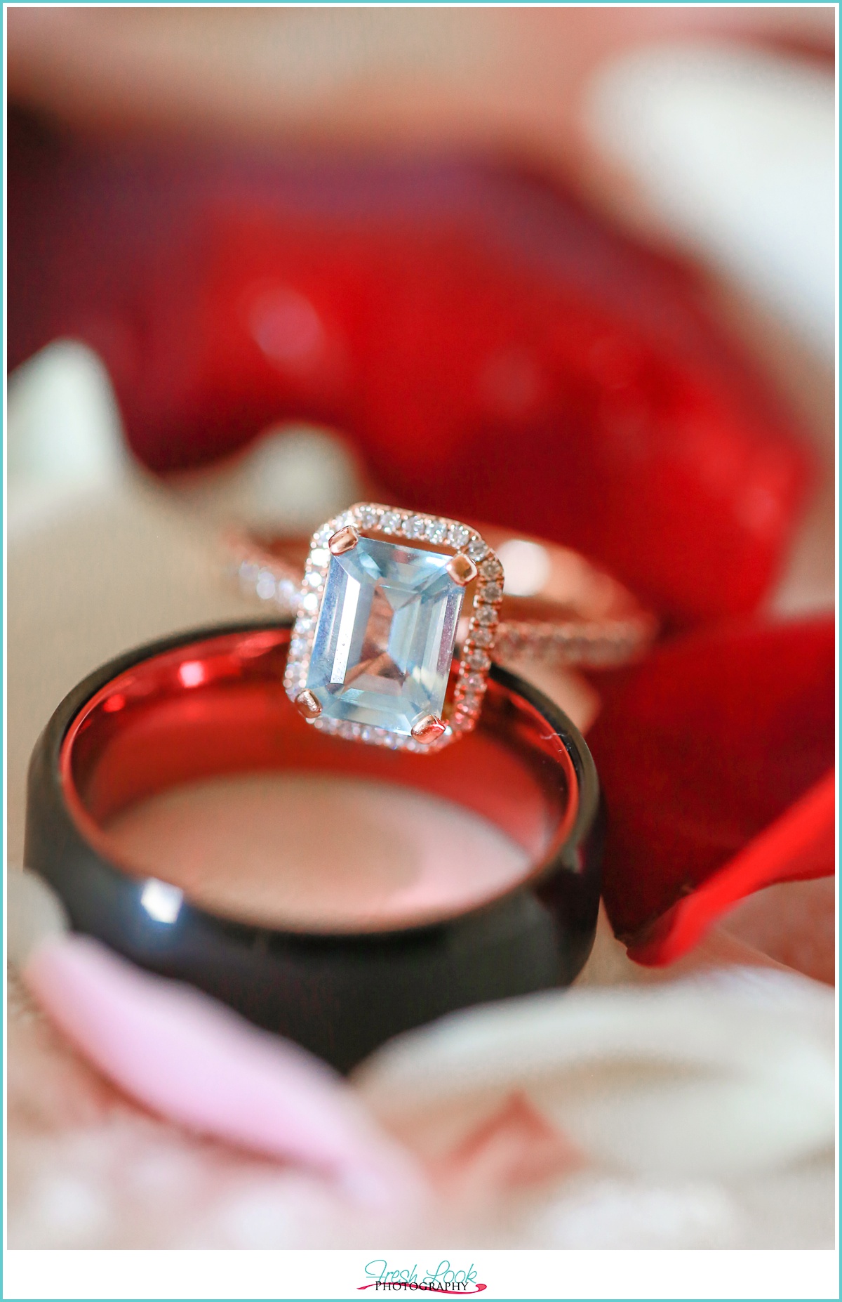 Aquamarine Engagement Ring