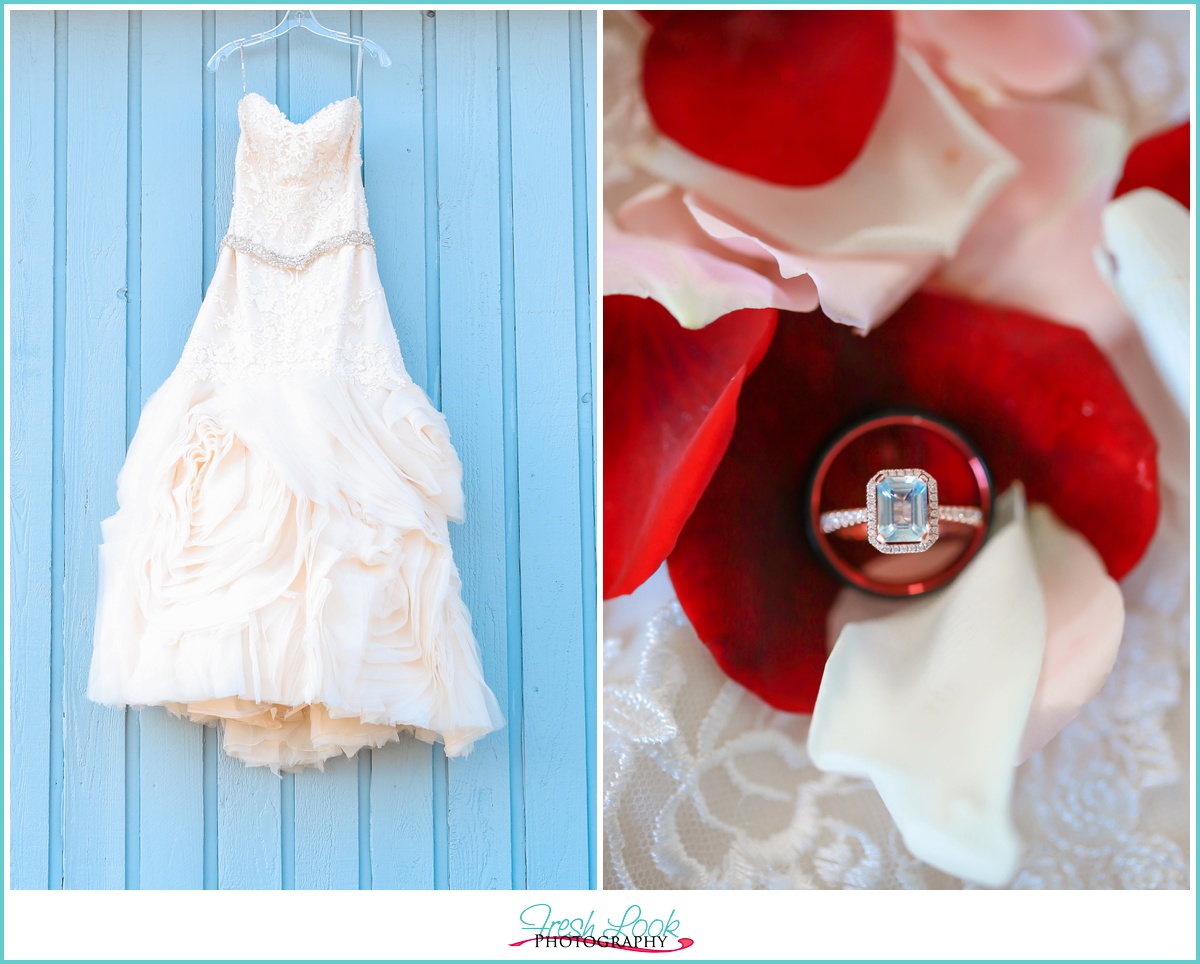 Wedding Gown and Engagement Ring