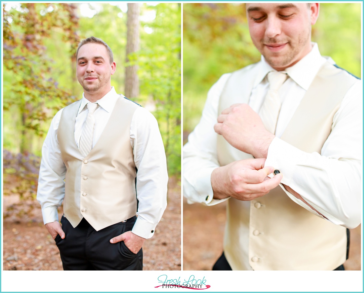 handsome groom before the wedding