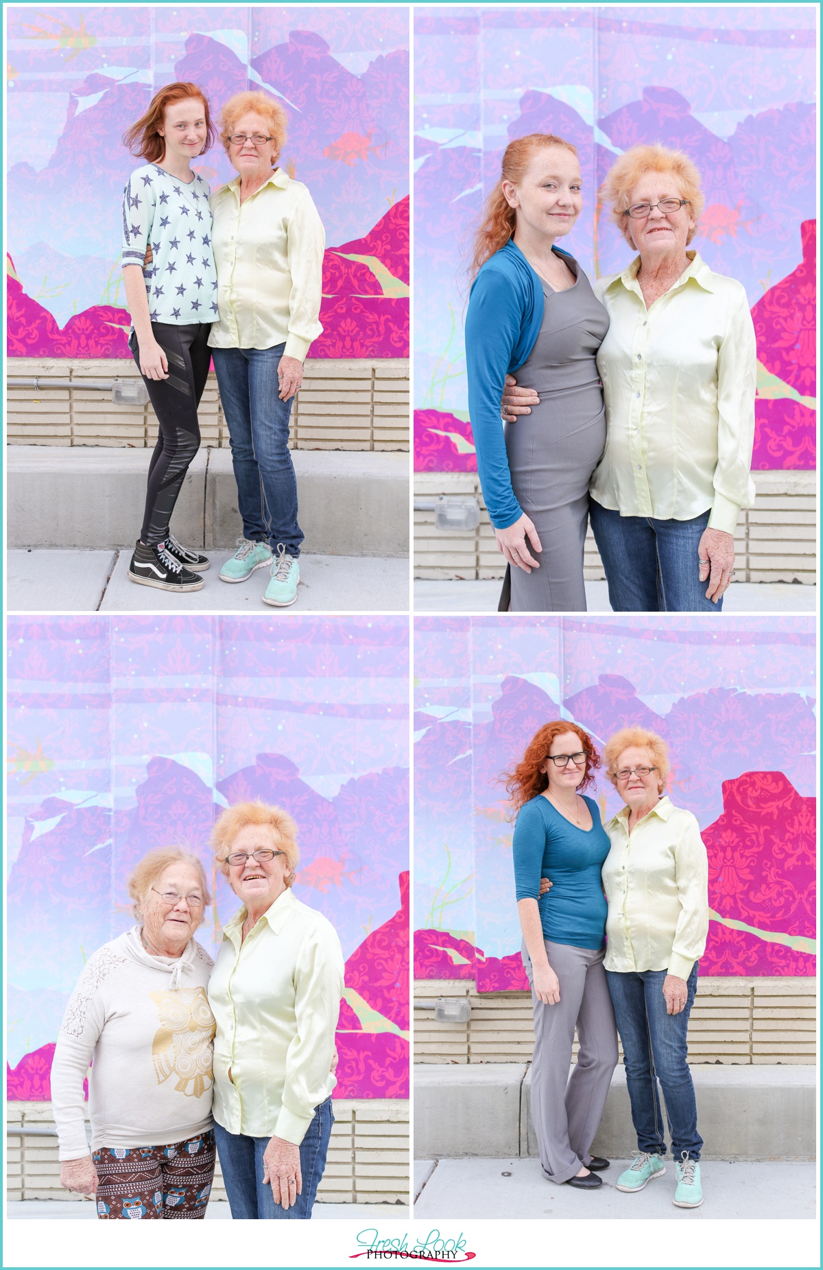 mothers and daughters photo shoot