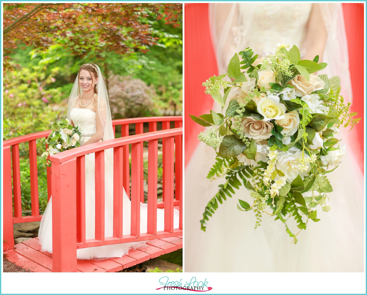 Handmade country chic bouquet