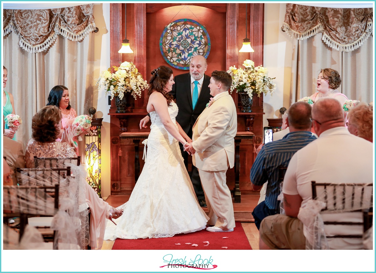 lesbian wedding ceremony