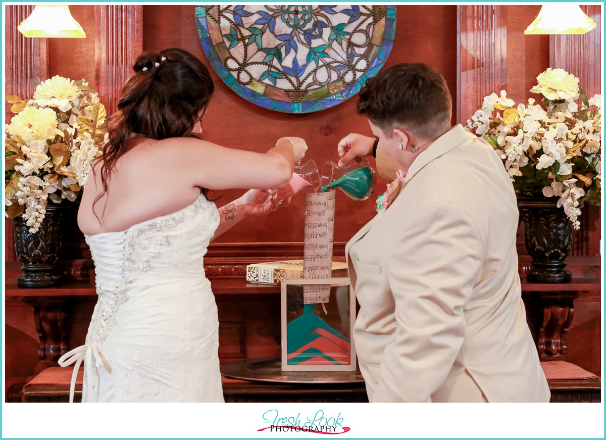 wedding sand ceremony