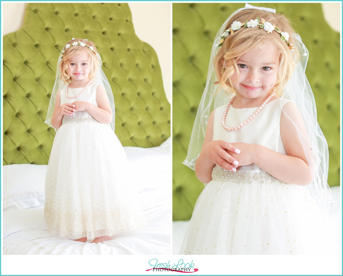 Flower Girl at Cavalier Hotel