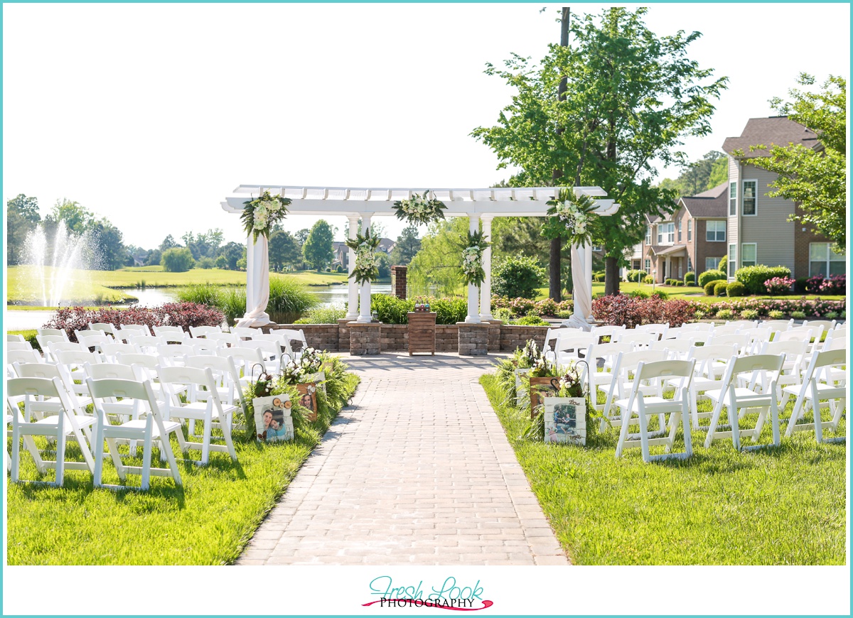 Outdoor Summer Wedding Ceremony