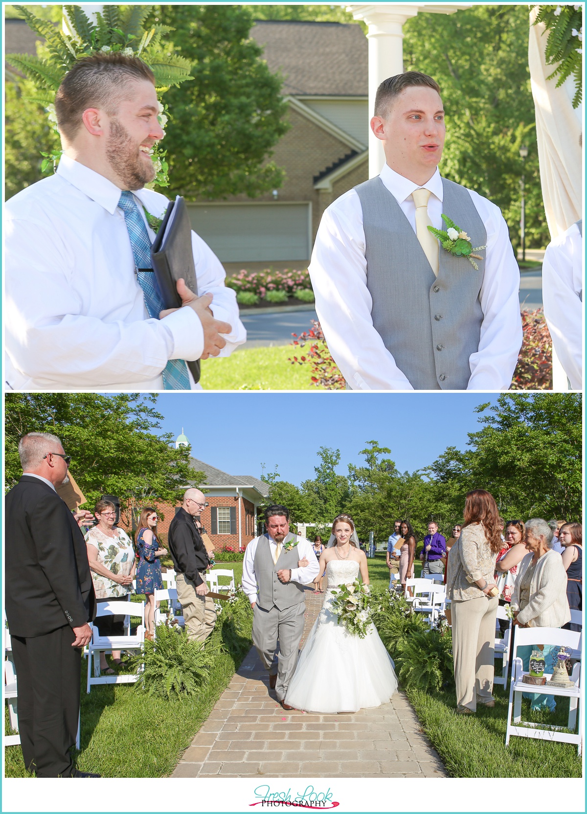 bride walking down the aisle