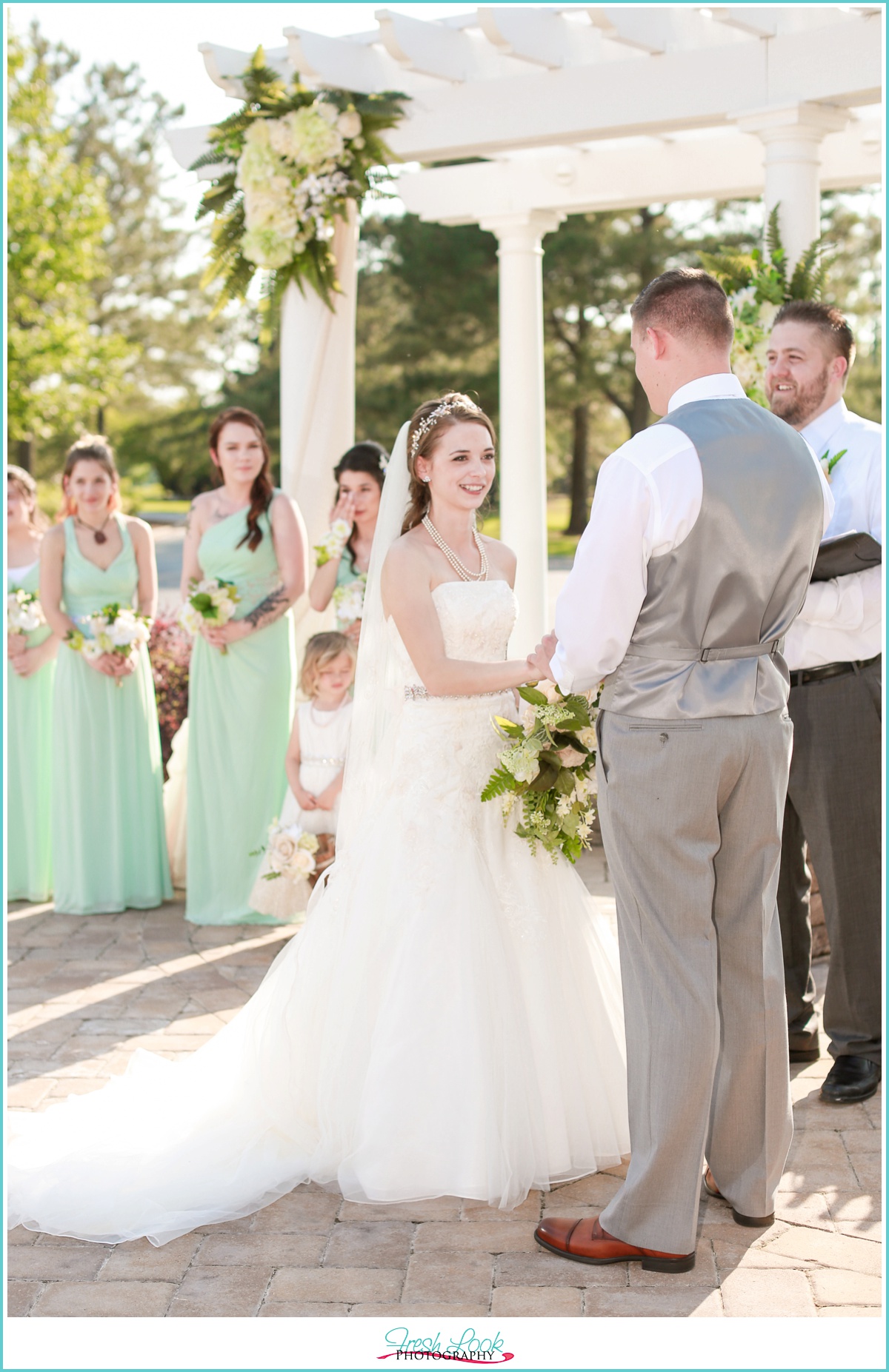 Virginia Beach bride and groom