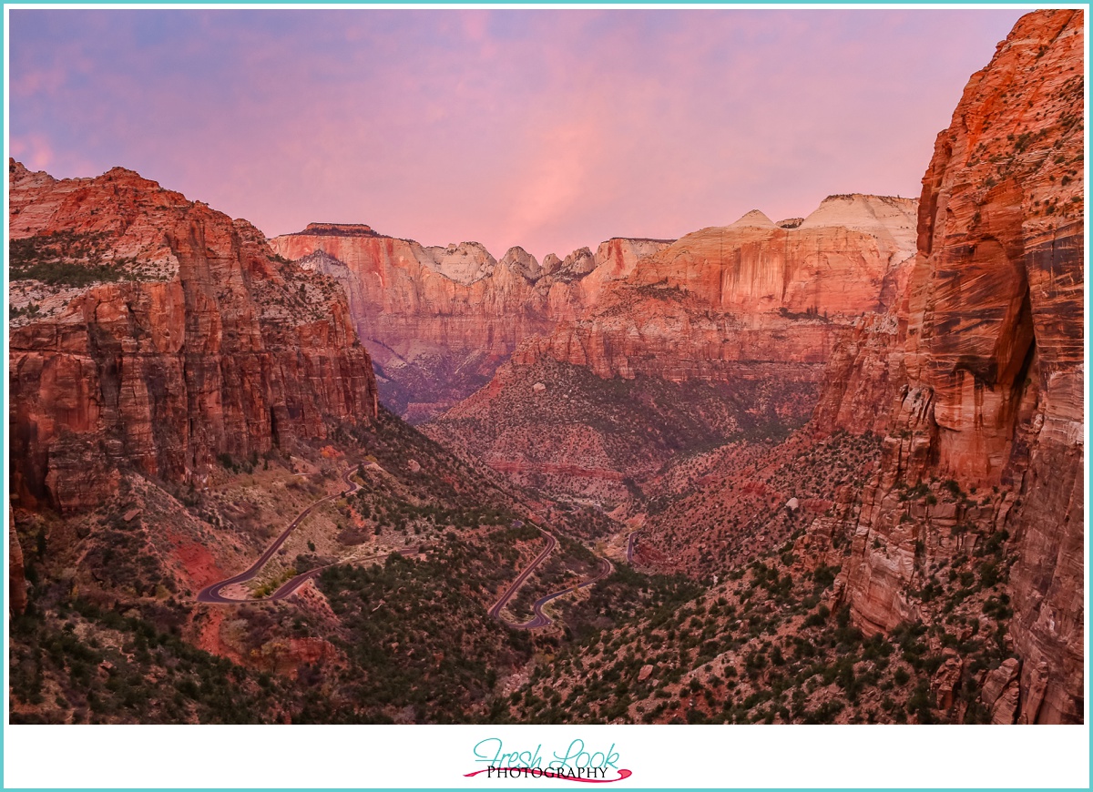 Zion National Park at Sunrise