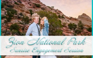 Zion Sunrise Engagement Session